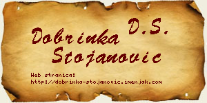 Dobrinka Stojanović vizit kartica